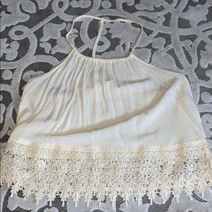 Ivory Summer Crop Halter